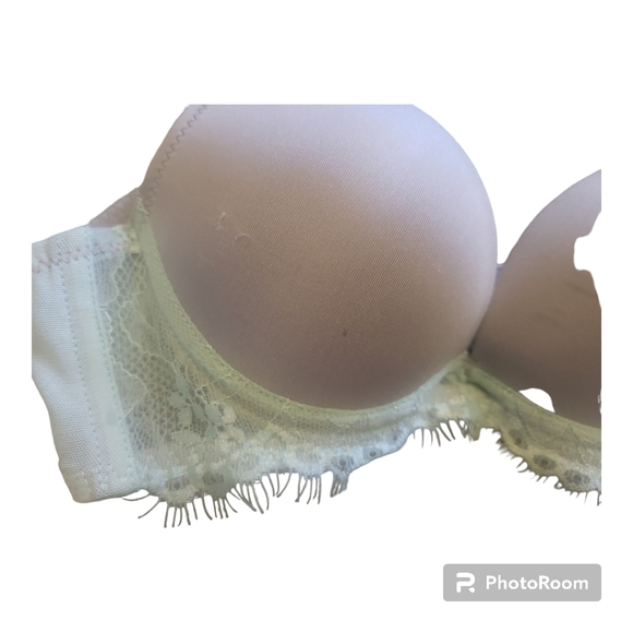 THE LITTLE BRA COMPANY Catherine Lavender Lace Push Up Bra - Size 28A, XXS - Picture 2 of 4